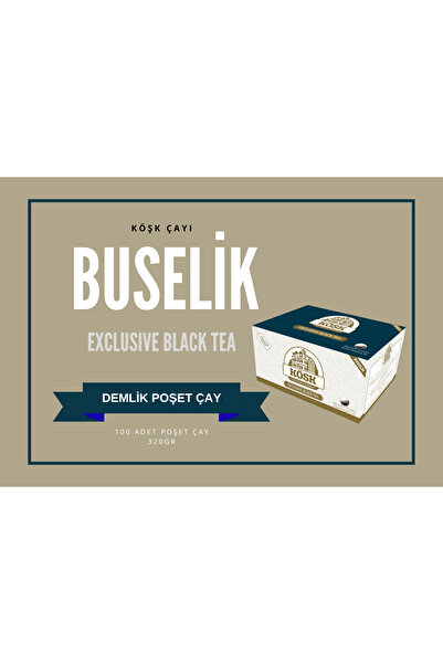 KÖŞK ÇAYI KÖŞK ÇAY BUSELİK DEMLİK POŞET ÇAY 100 Adet