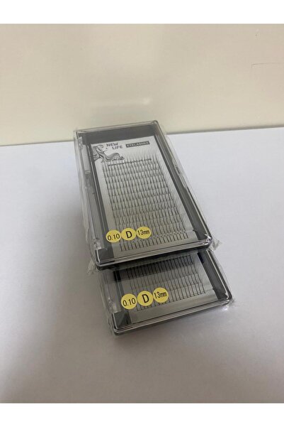 New Life 3d Ipek Kirpik D Kıvrım 0,10 Kalınlık 13mm Uzunluk (2 ADET)-avantaj Paket