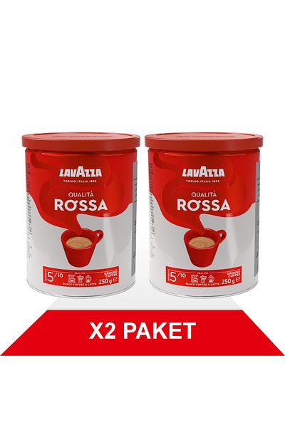 LavAzza Qualità Rossa Filter Coffee Canister (250Gr) X2