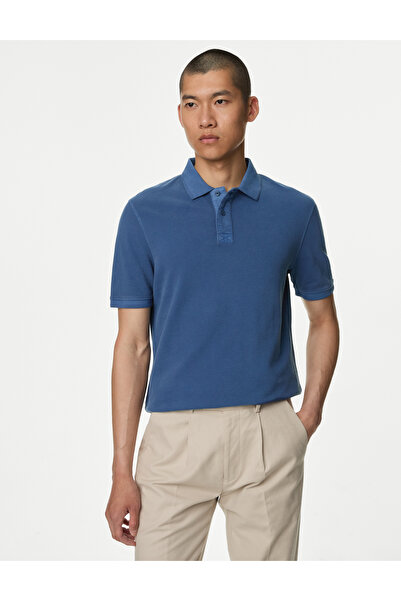 Marks & Spencer Saf Pamuklu Polo T-shirt