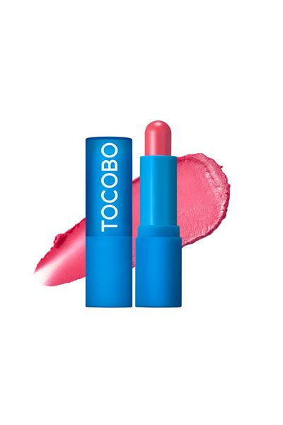 TOCOBO Rose Petal Lipbalm, Matte Powdered Pink Lip Balm