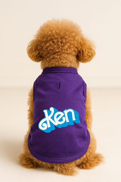 MPZ Pets Cat and Dog Outfit & Dress - Purple Ken Undershirt