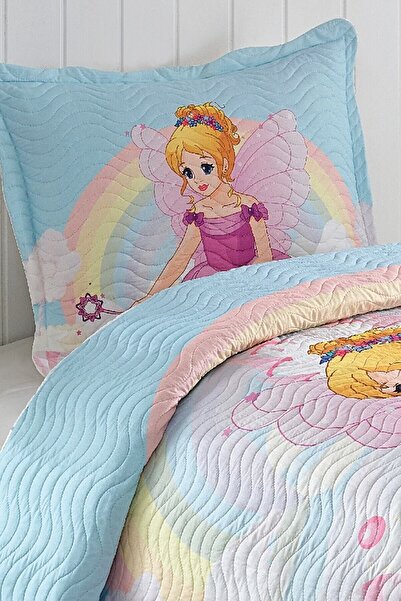 Örtüm Pinkgirl Tek Kişilik Kapitone Yatak Örtüsü Takımı