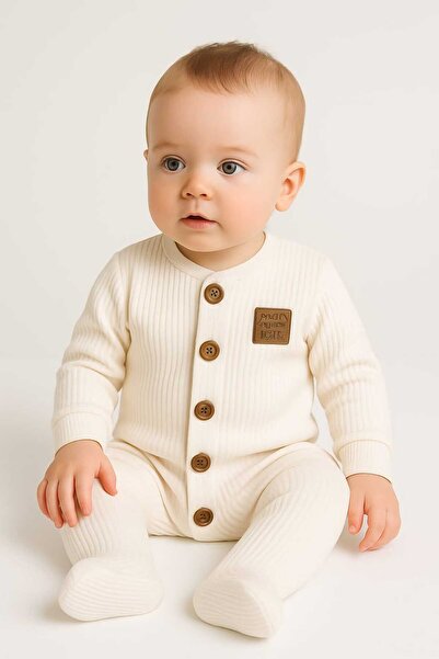 BabyBlue Seasonal Jumpsuit 100% Cotton Button Detailed