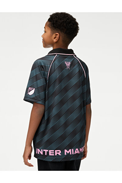 Marks & Spencer Inter Miami™ Çocuk Futbol Polo Yaka Tişörtü (2-16 Yaş)