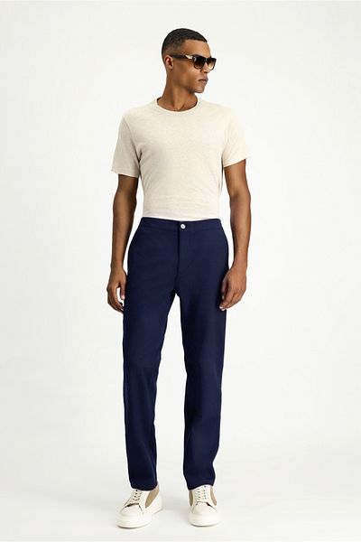 Kiğılı Regular Fit Lycra Canvas / Chino Pants