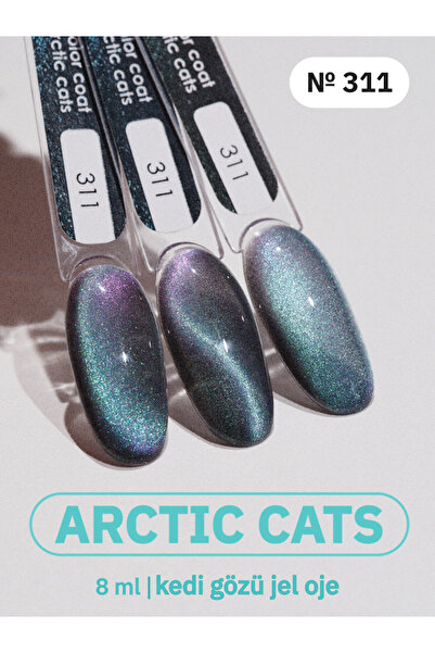 MOJO Kalıcı Oje Yeşil Arctıc Cats 311 (8 ML) Rus Kalitesi, Profesyonellerin T...