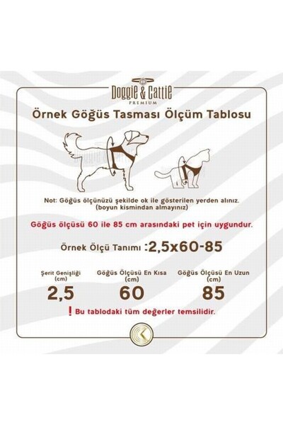 Doggie Konfor Ronin Deri Köpek Göğüs Tasması Siyah 1,5x35 40 Cm