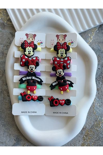 EliraToka Girl's Cute Rubber Buckle Sets 10 Pcs