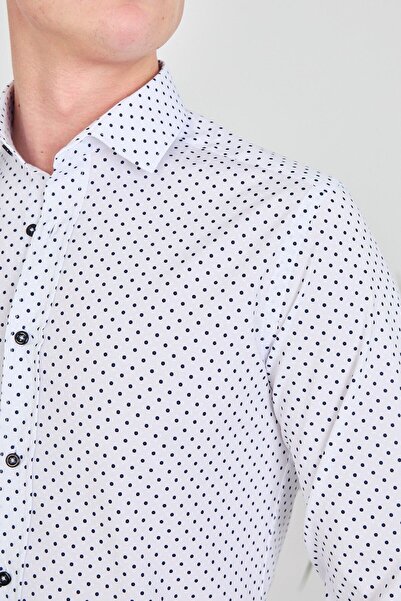 jack carisma Ελαστικό πουκάμισο Poplin - Slim Fit, Ανδρικό Πουκάμισο Puntis