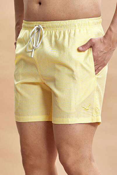 SMILE Saualus Yellow Swim Shorts