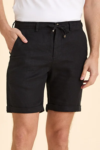 SMILE Tedroy Navy Blue Bermuda Shorts