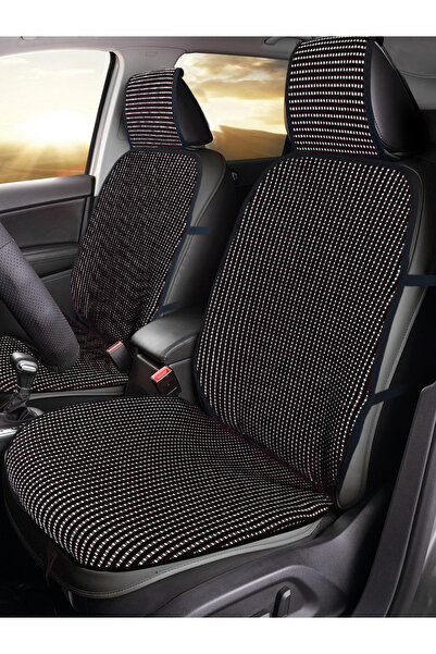 KONFORUM وسادة مقعد السيارة المضادة للتعرق (مجموعة أمامية وخلفية) غطاء مقعد م...