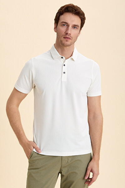 SMILE Conero Off-White Polo T-Shirt