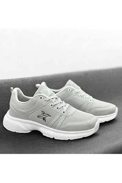 KANTEX Sneaker Spor Ayakkabısı Konforlu Hava Alan Esnek Kaliteli Bağcıklı Ortapedik Kullanışlı18mm-