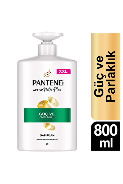 Pantene GÜÇ VE PARLAKLIK ŞAMPUAN 800 ML-