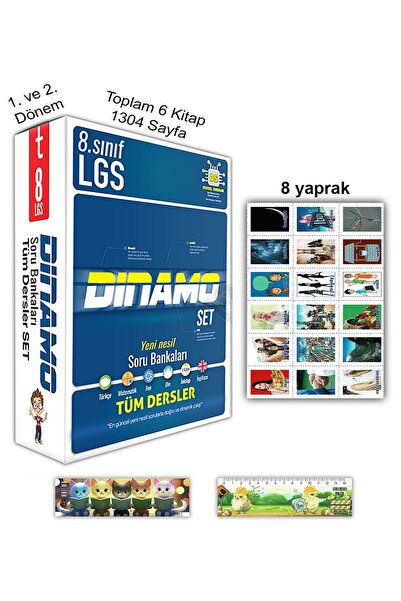 Tonguç Yayınları 8. Sınıf 2026 1. Ve 2. Dönem Lgs Dinamo Tüm Dersler Soru Ban...
