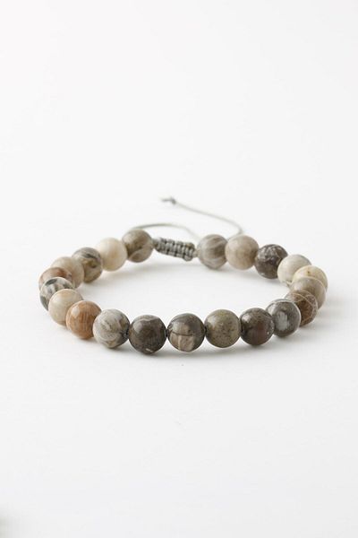 Deniz Doğal Taş 8mm Coral Fossil Certified Natural Stone Bracelet & Elevator Bracelet - B1092