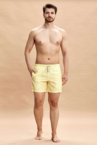 SMILE Saualus Yellow Swim Shorts