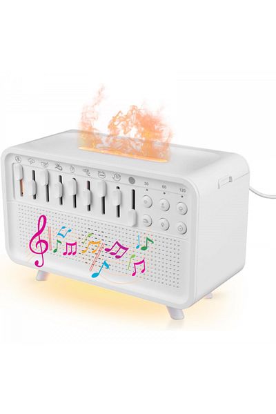 INNOVIO Difuzor Aromaterapie cu Sunete din Natura INNOVIO®, 3 Intensitati de Lumina, Bluetooth,Temporizator