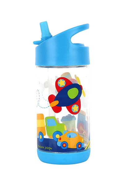 Stephen Joseph Silicone Straw Drinker Vehicles - Multi-color(960) - Osz