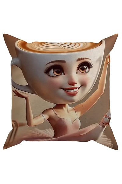 lakeyf Ballerina Cappuccina 45*45 Pillow Case
