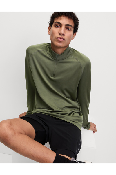 Marks & Spencer Yarım Fermuarlı Spor Üst