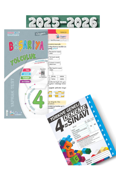 Üçgen Yayıncılık 4. Sınıf Başarıya Yolculuk - Yaprak Test