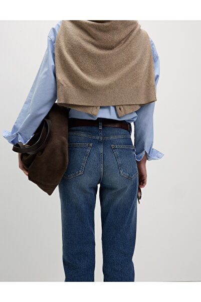 Marks & Spencer Saf Pamuklu Carrot Leg Pantolon