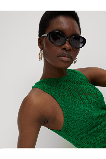 Marks & Spencer Pamuk Keten Karışımlı Örme Midi Elbise