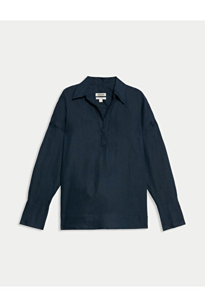 Marks & Spencer Saf Keten Tunik
