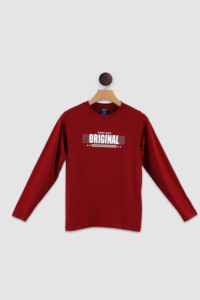 FOR MAN Boys' Original Print Tee