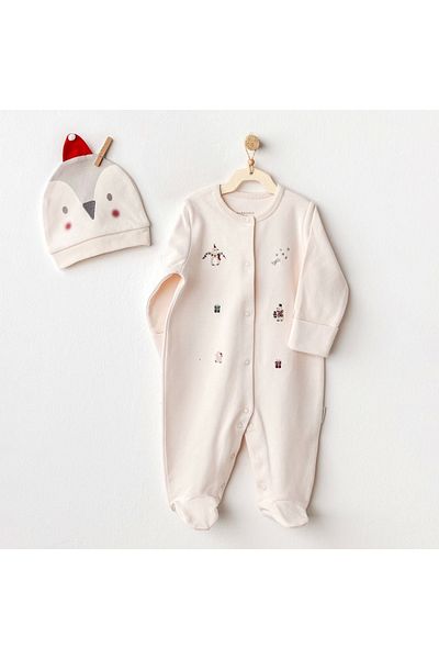 andywawa Pingüin Patterned Baby Jumpsuit Romper and Line Set