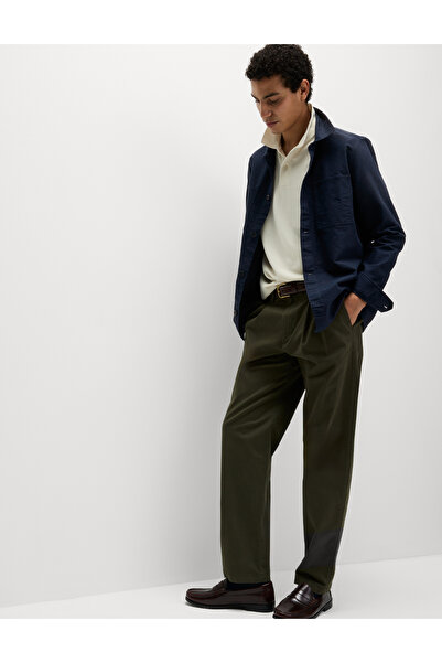 Marks & Spencer Pamuklu Regular Fit İnce Gömlek