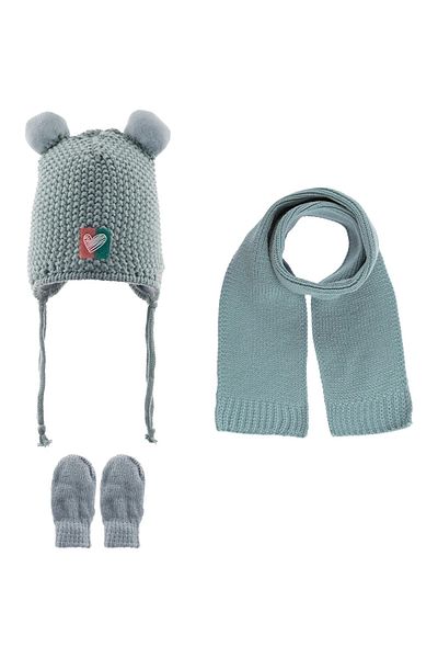 Kitti Scarf Beanie Gloves Set 0-18 Months2315002 Mint