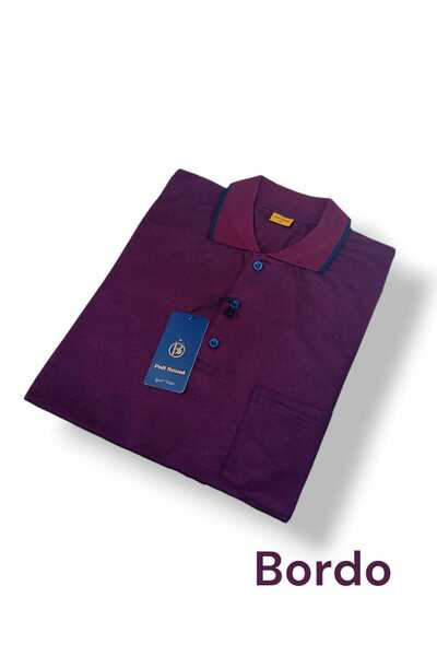 Ünal Giyim تي شيرت أبي ذو ياقة جيب مقاس كبير Xl..2xl..3xl..4xl..5xl..6xl