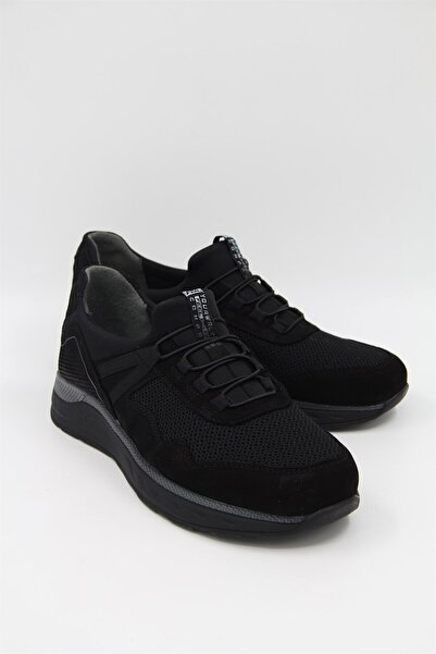 Forelli Cedrıc 46002 Erkek Comfort Ayakkabı - Siyah Nubuk