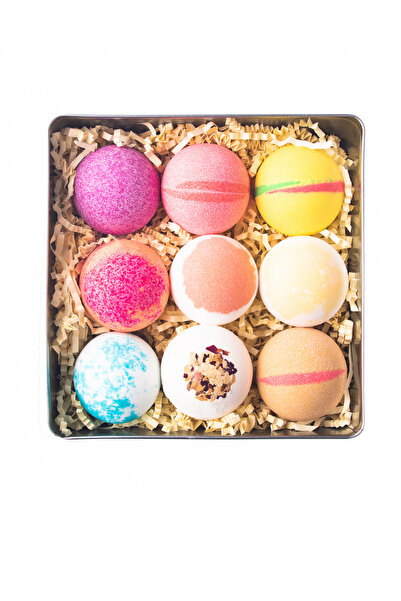 bath box Bathbox 9’lu Pedikür Banyo Küvet Topu – Renkli, Rahatlatıcı Spa Keyfi