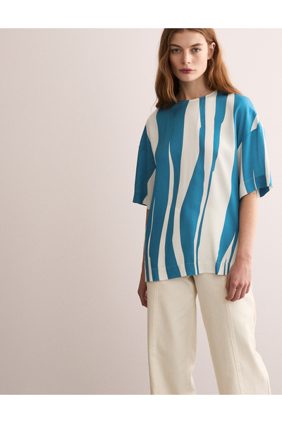 Marks & Spencer Çizgi Detaylı Bluz
