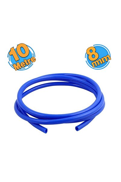 Mercure Pu Poliüretan Hava Hortumu 8 Mm Mavi (10 METRE)