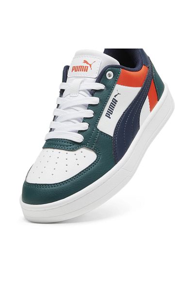 Puma Caven 2.0 Block Jr 394461 Unisex Sports Shoes White Green