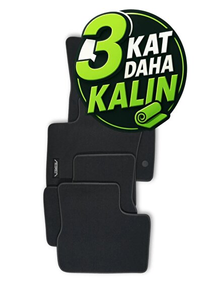 VelurPRO Renault Clio 5 2023 Tam Uyumlu Halı Paspas Takımı Kalın Velur Halı
