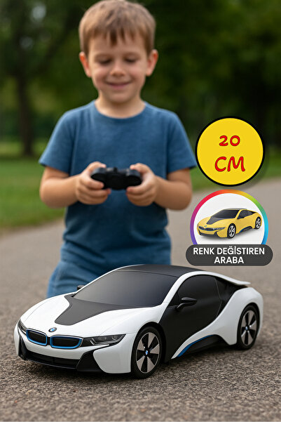 TOYFEST 1:24 BMW i8 UV Sensitive Uzaktan Kumandalı Renk Değiştiren Araba