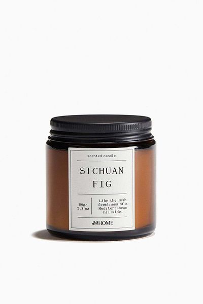 H&M Small scented candle in glass holder
