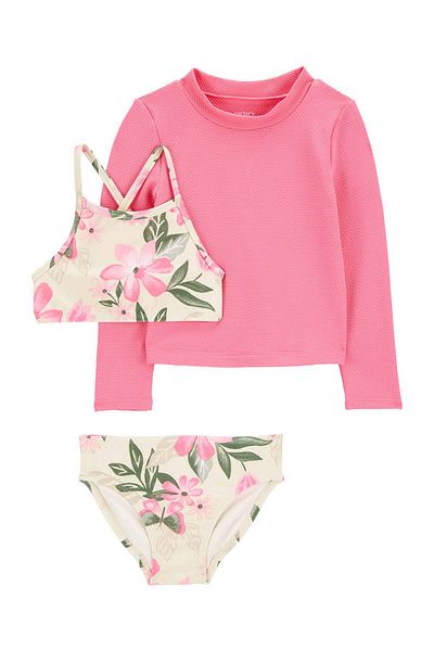 Carter's Little Girl's Sunscreen Swimsuit Set