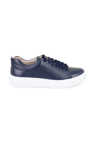 Desa Γυναικεία δερμάτινα αθλητικά παπούτσια Navy Blue