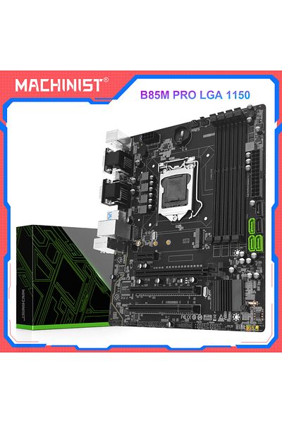 Choice اللوحات الأم MACHINIST B85M PRO تدعم اللوحة الأم LGA 1150 Intel Core I3 I5 I7 CPU DDR3 RAM Memory