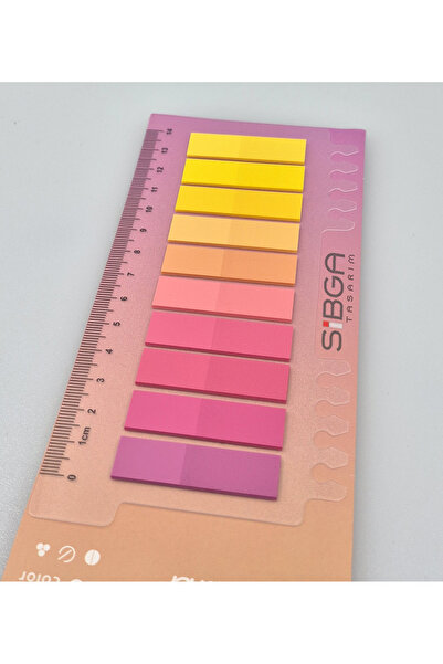 sibga tasarım Transparent Colored Postit Post-it Post It.Bookmark Bookmark Postit Sticker Note Paper 200 Sheets