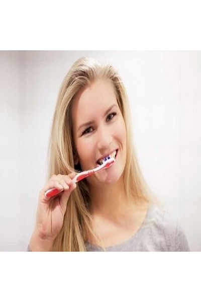 JORDAN Advanced Toothbrush Medium Assorted Color 3 Pcs Effective Plaque Removal & Gum Care,
