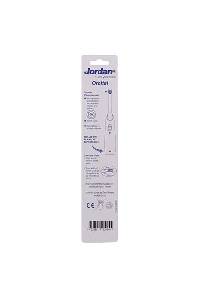 JORDAN Orbital Electronic Toothbrush Assorted Colour 1 Pc Deep Cleaning & Gum Care, Assorted Colors
